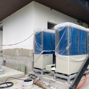 Home Nhà thầu cơ điện TTK thi công lắp đặt dàn nóng trung tâm VRF Mítubishi